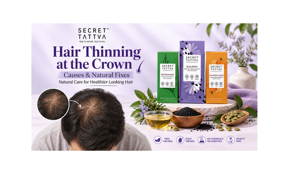Hair Thinning at the Crown: Causes and Natural Fixes