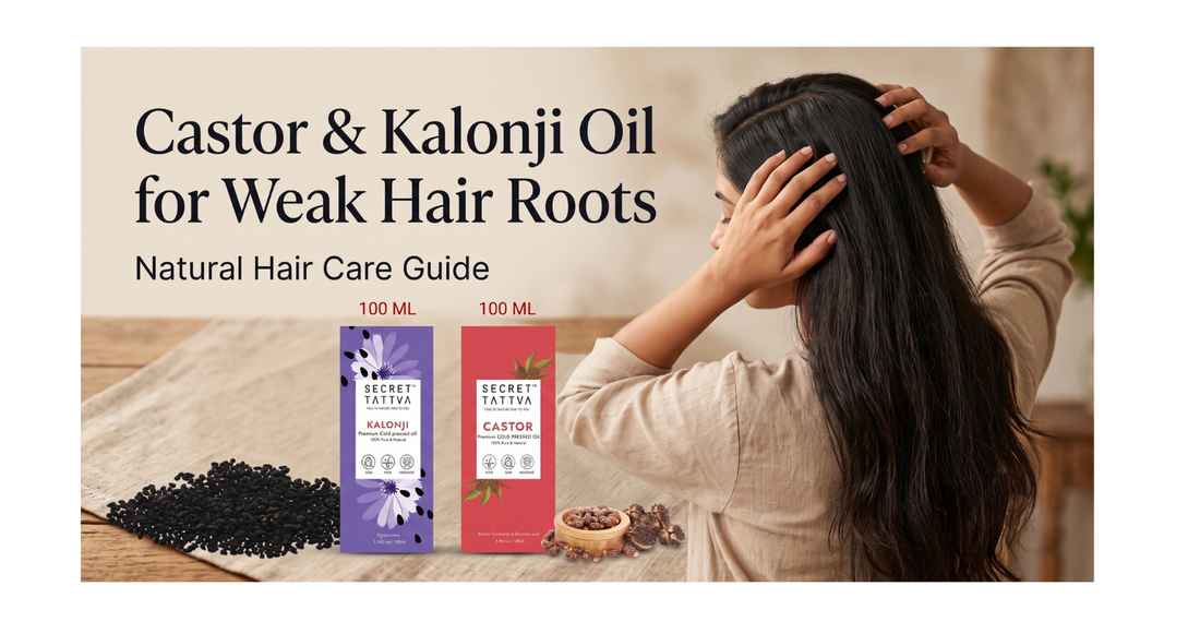 Castor and Kalonji Oil for Weak Hair Roots: Natural Hair Care Guide