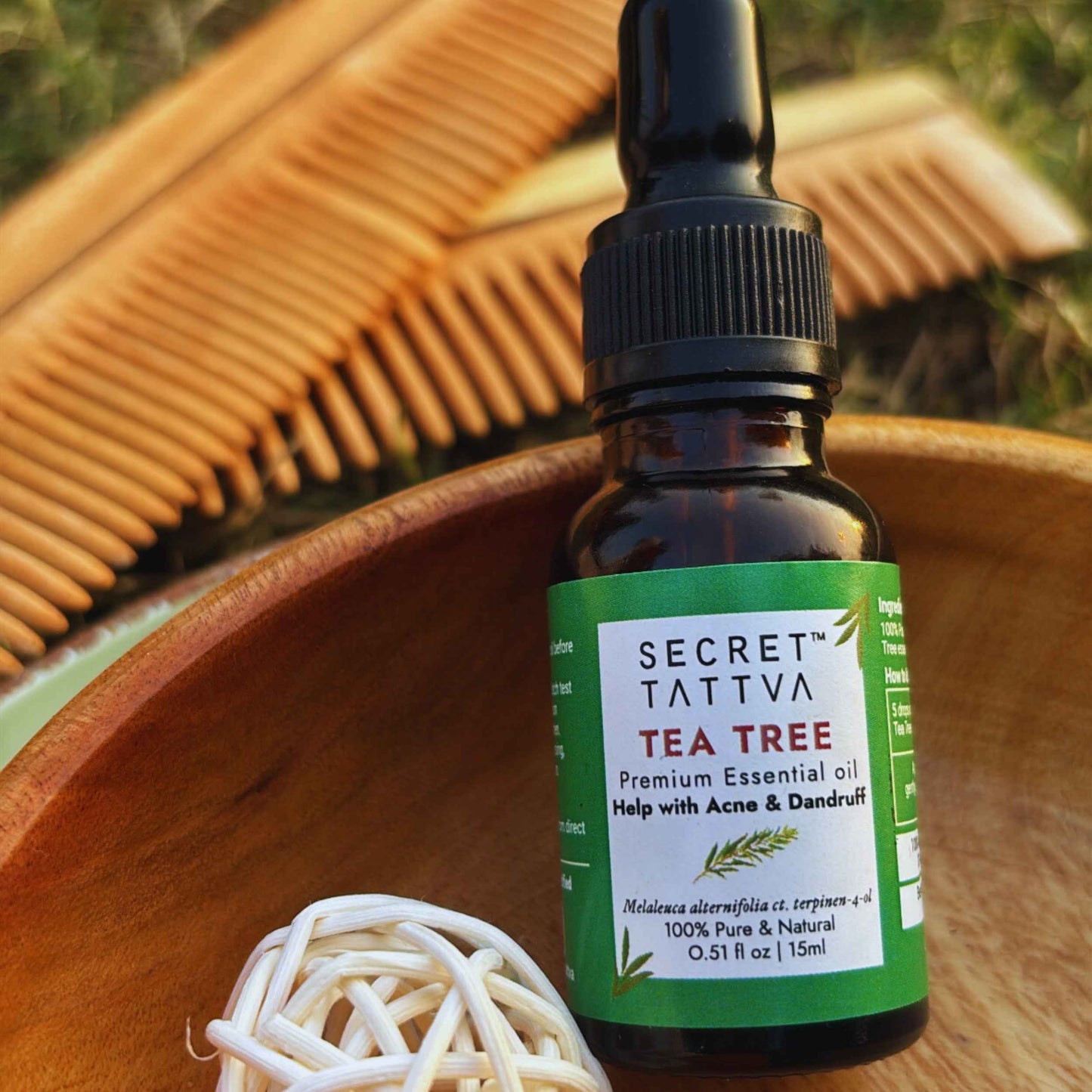 Tea Tree Oil for Acne & Dandruff