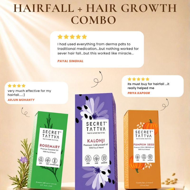 Hair Fall + Hair Growth Combo - SECRET TATTVA