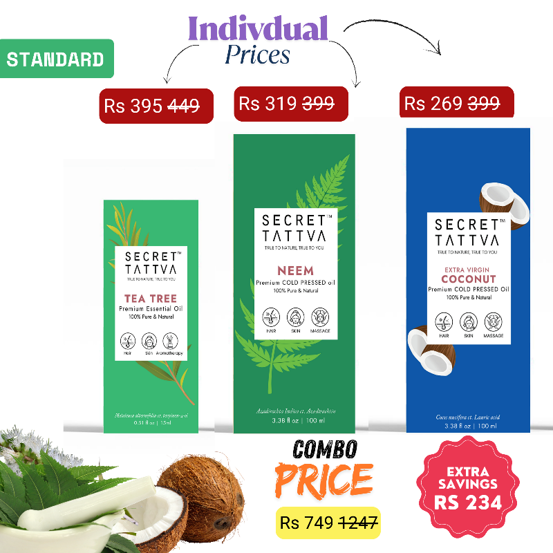 Dandruff Combo for Healthy Scalp - SECRET TATTVA