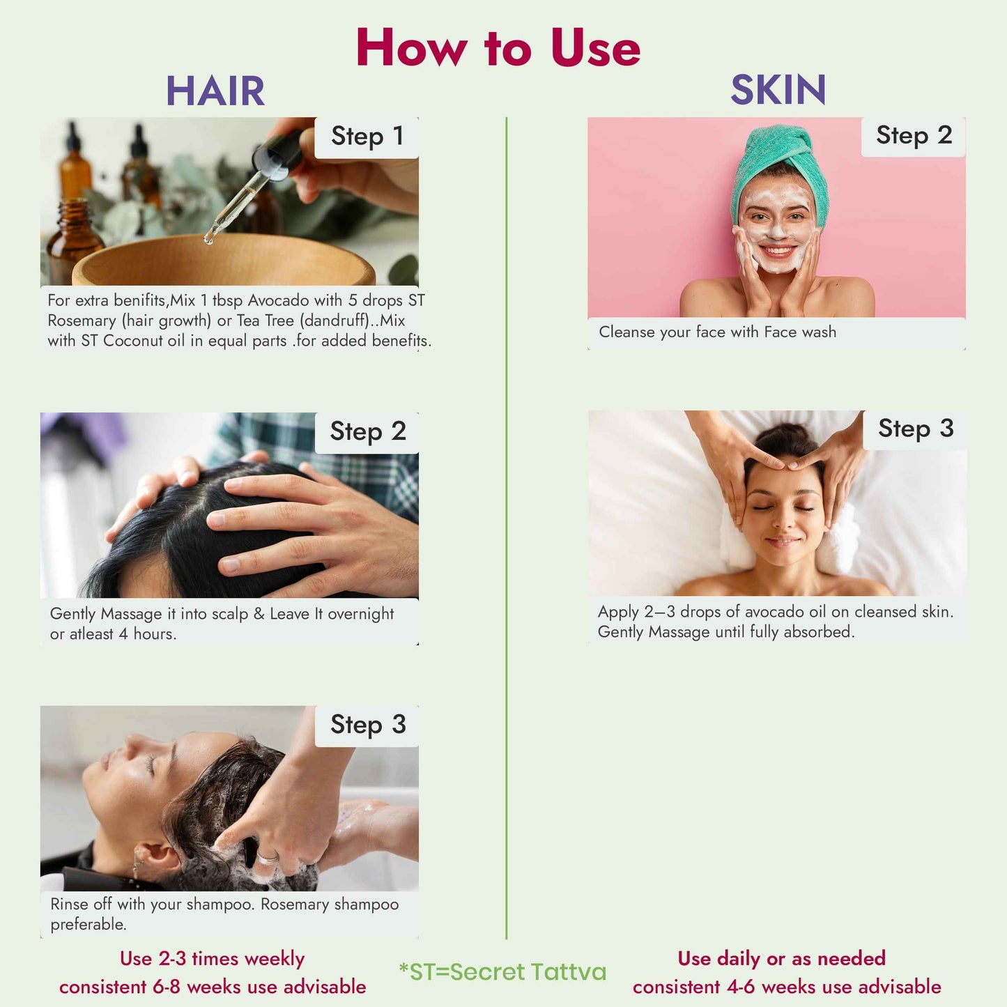 Avocado  Oil for Dry Hair, Skin Hydration