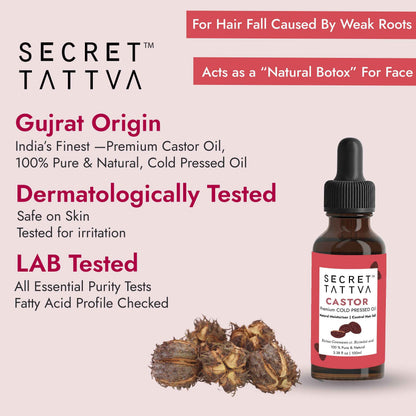 Castor Oil for Weak Roots & Face Cleansing: Strengthen Hair and Rejuvenate Skin