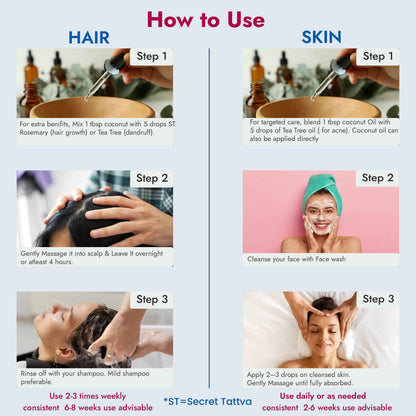 Extra Virgin Coconut Oil for Dry Hair, Dry Skin, Baby Massage
