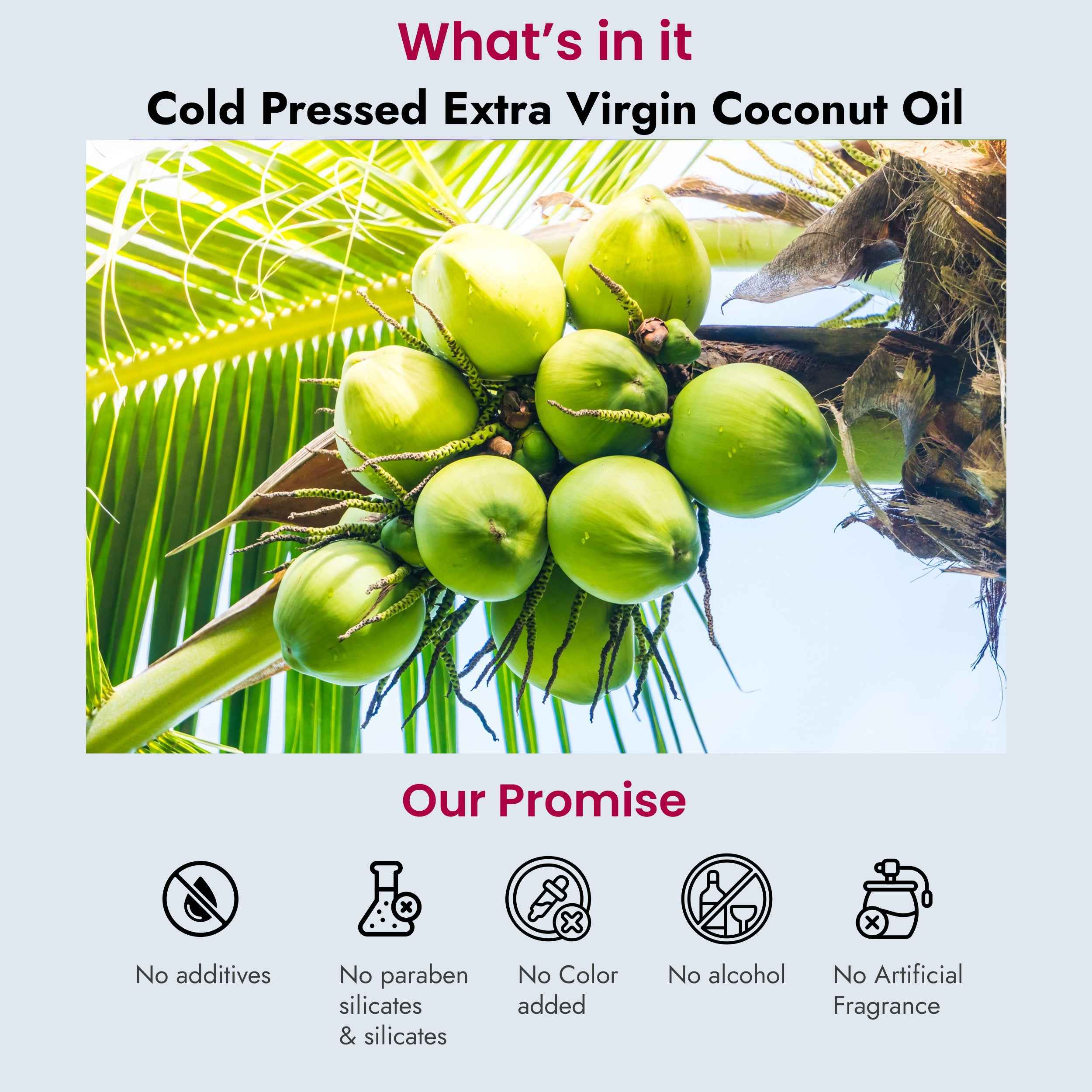 Extra Virgin Coconut Oil for Dry Hair, Dry Skin, Baby Massage