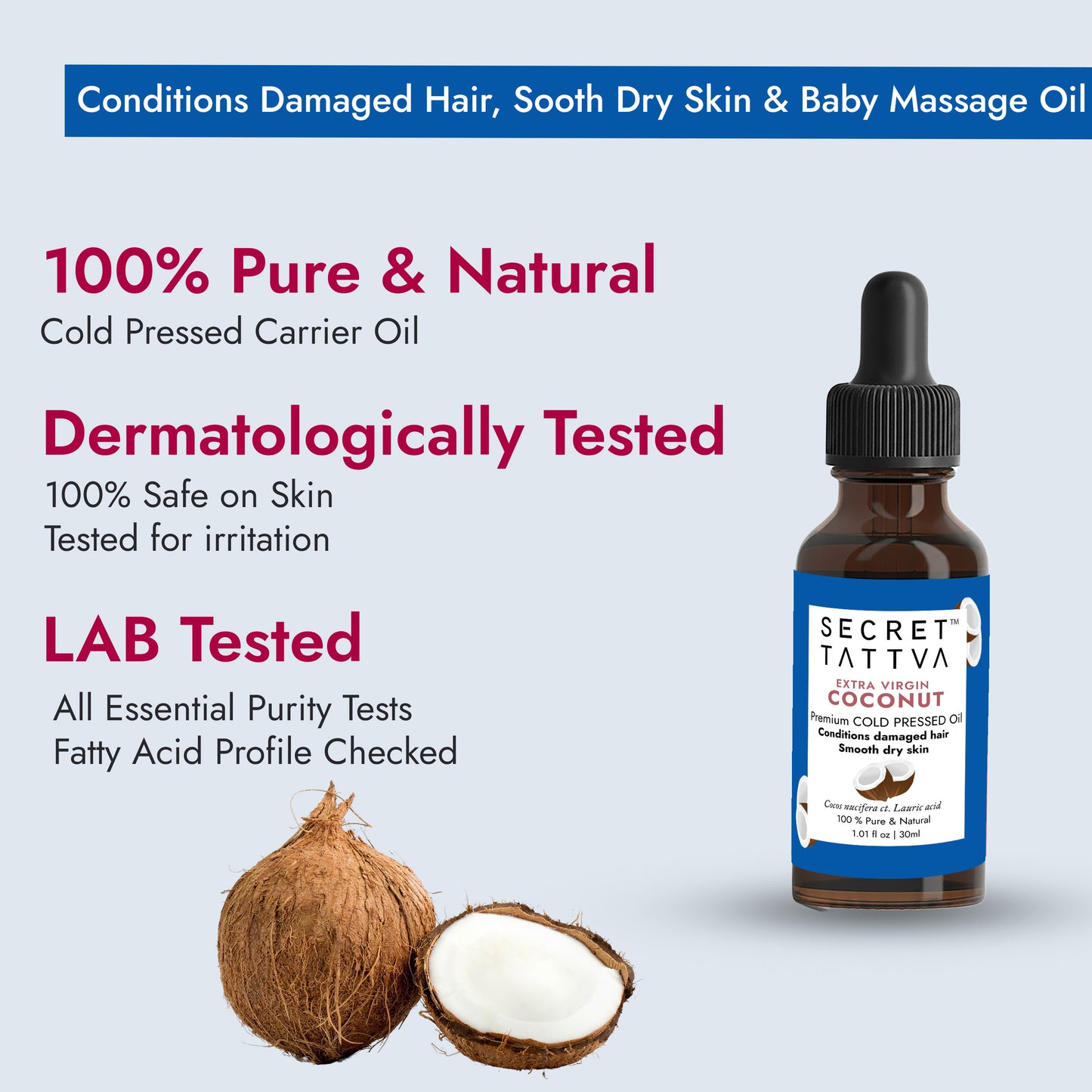 Extra Virgin Coconut Cold Pressed Oil