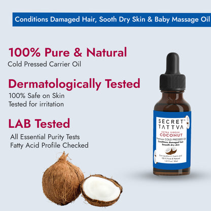 Extra Virgin Coconut Cold Pressed Oil