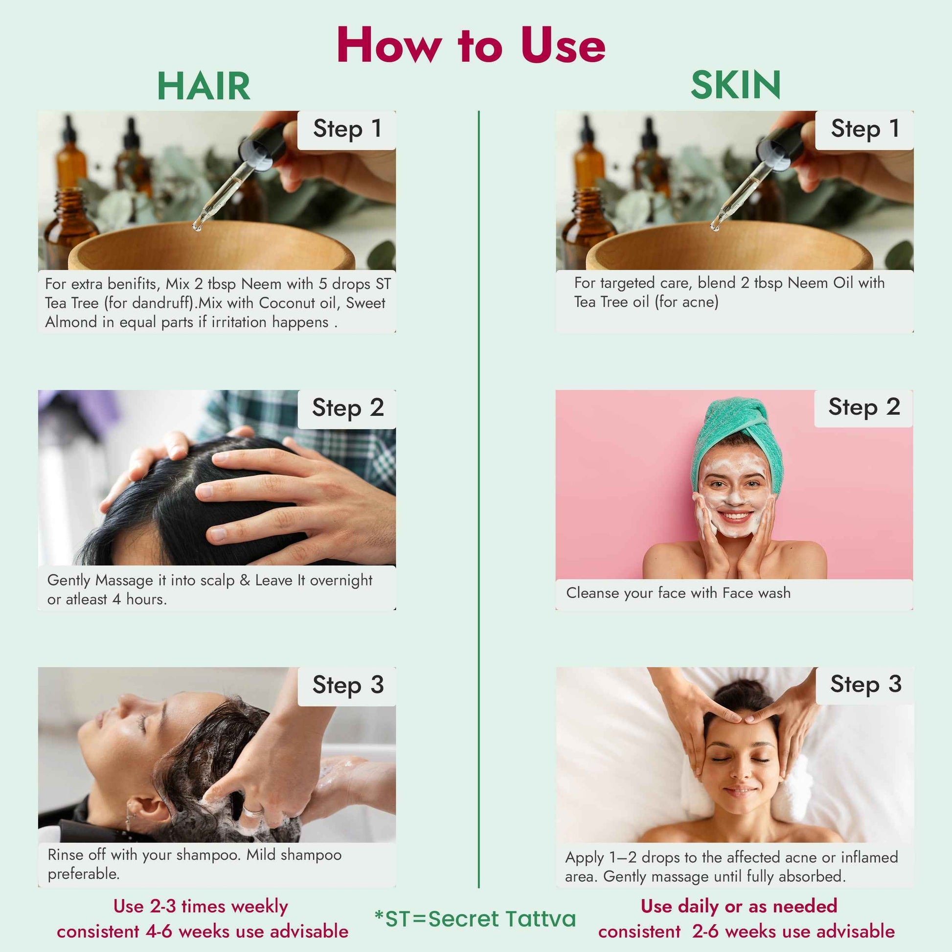 Neem Cold Pressed Oil for Acne & Dandruff