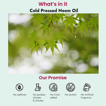 Neem Cold Pressed Oil for Acne & Dandruff