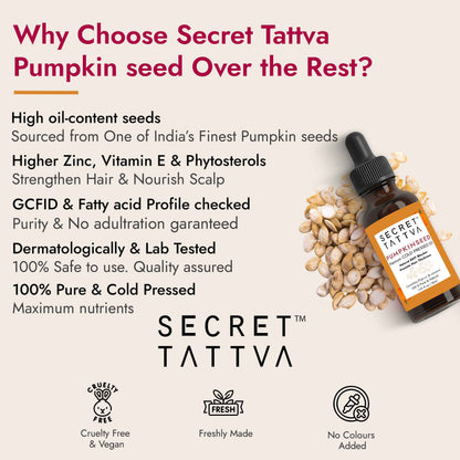 Pumpkinseed Oil for Hair Fall & Hair thinning