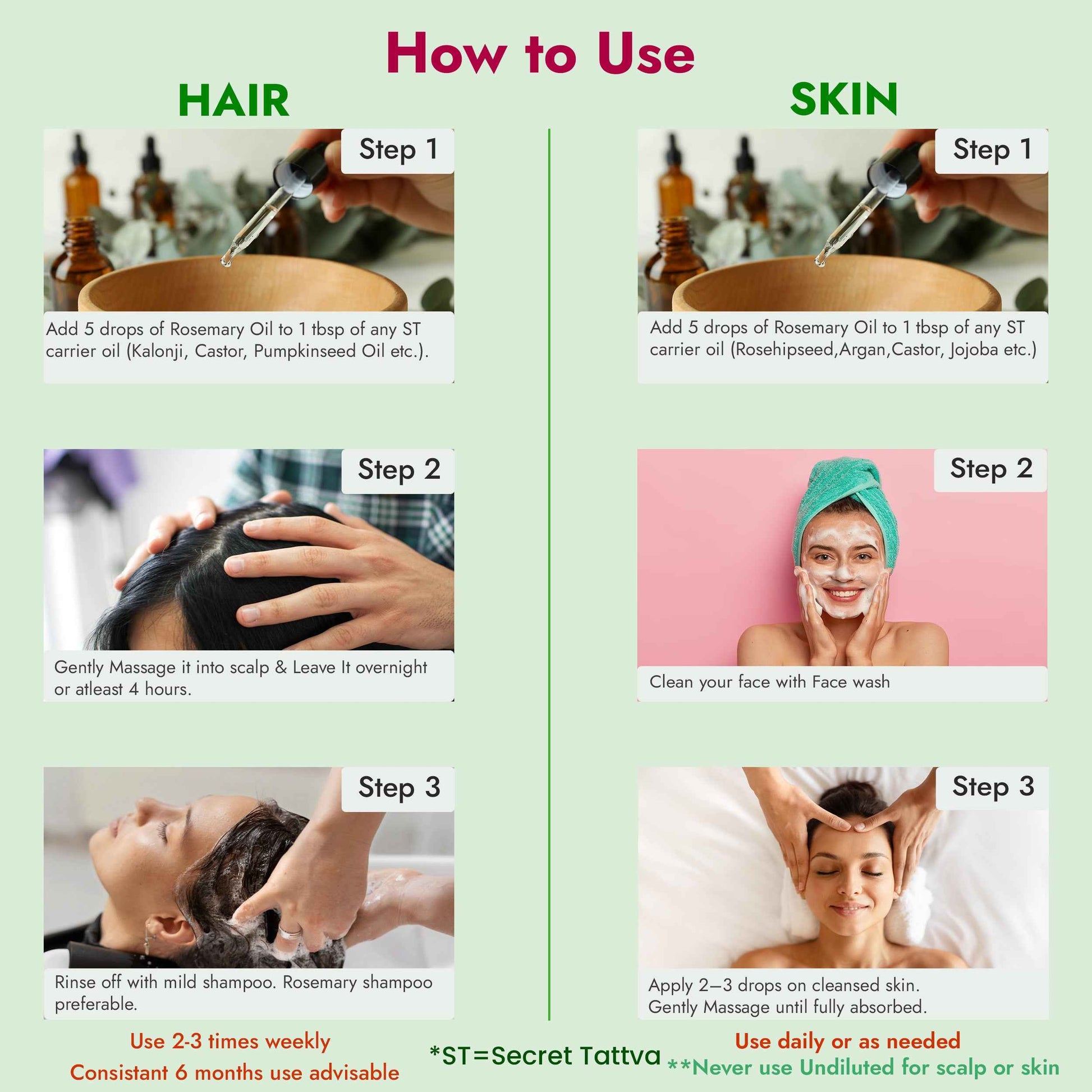 Rosemary Essential Oil - Hair Regrowth, Fall Control