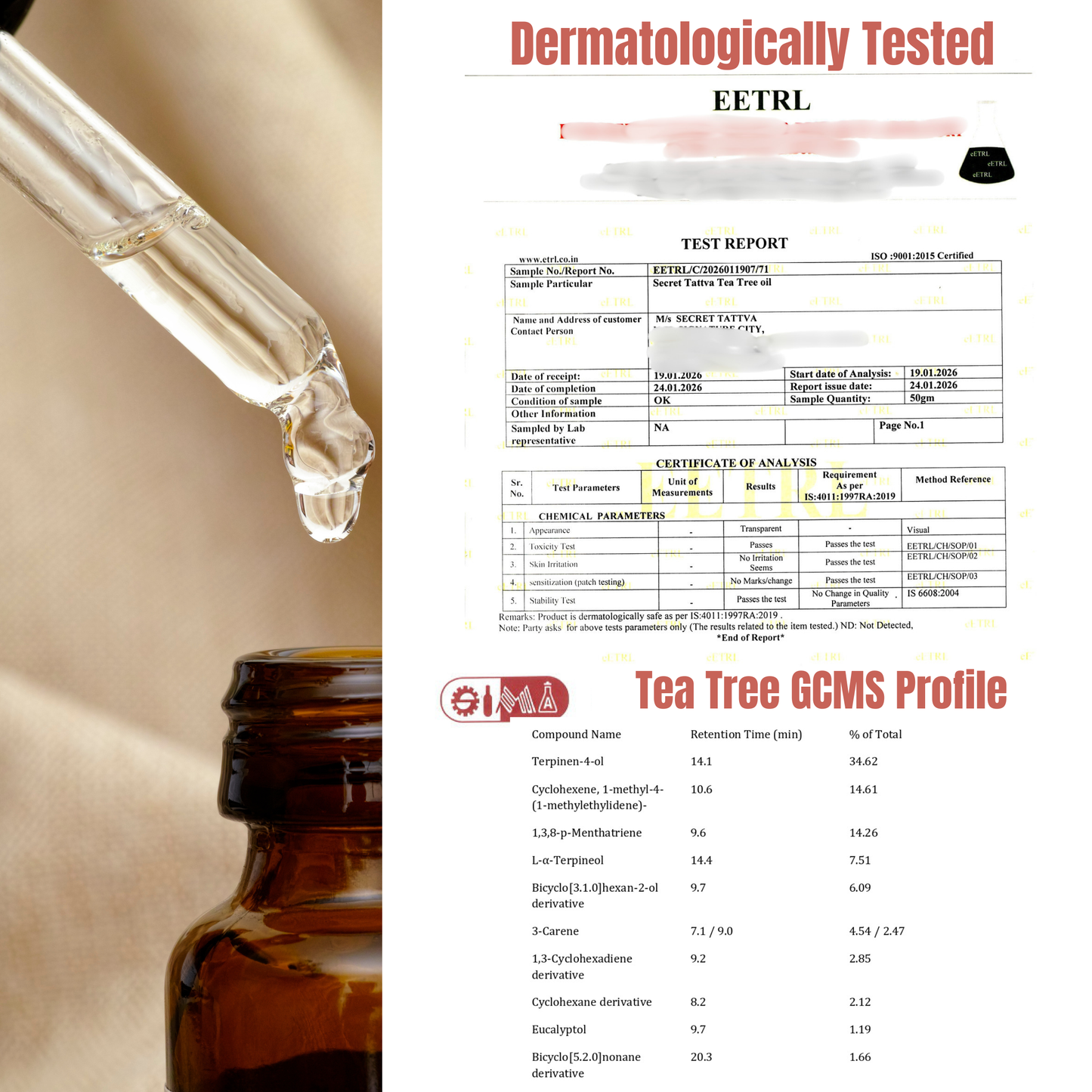 Tea Tree oil lab report